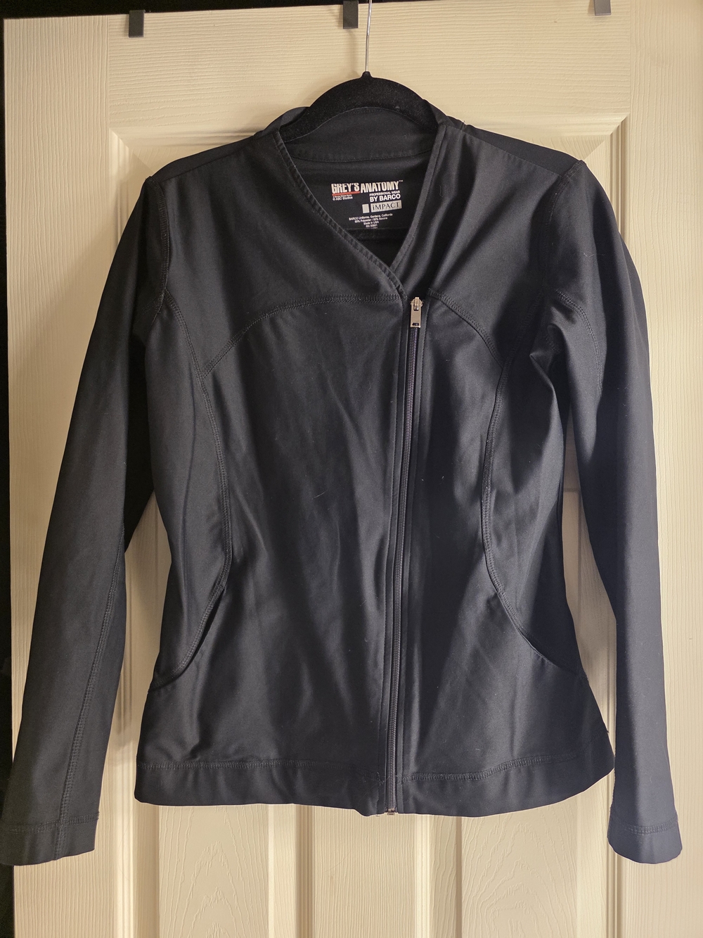 Barco Uniforms Women's Black Utility Zip Jacket